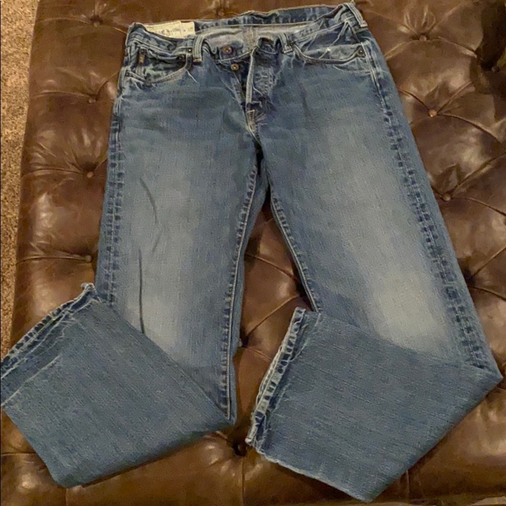 Abercrombie button fly jeans